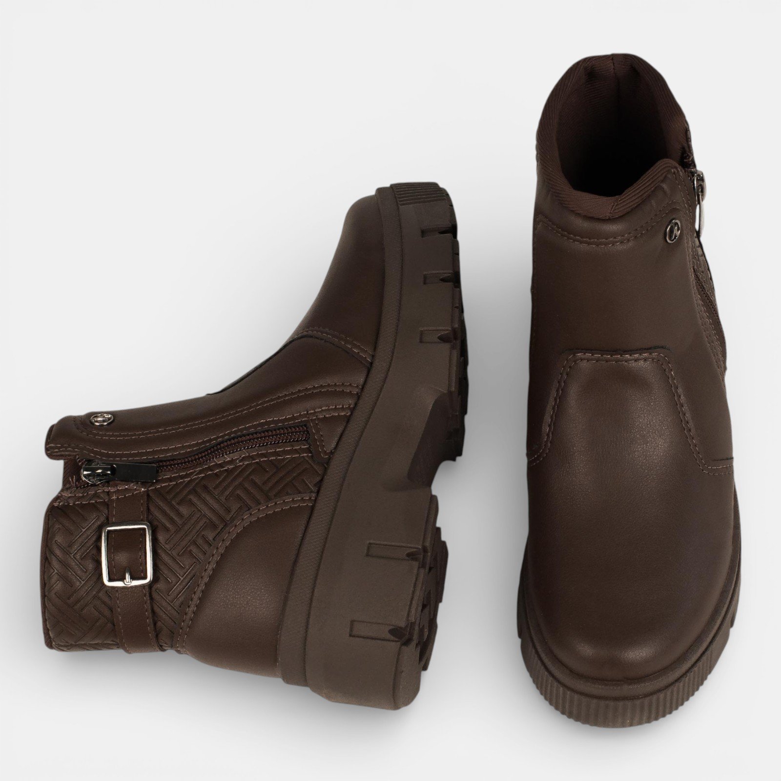 Bota Kolosh Feminina Tratorada Marrom Marrom 2
