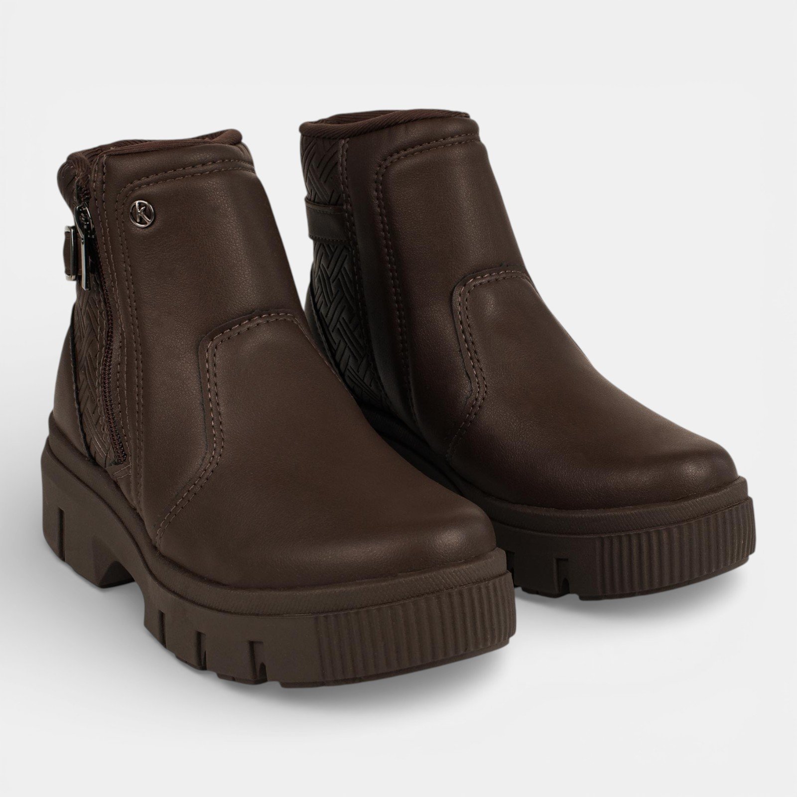 Bota Kolosh Feminina Tratorada Marrom Marrom 4