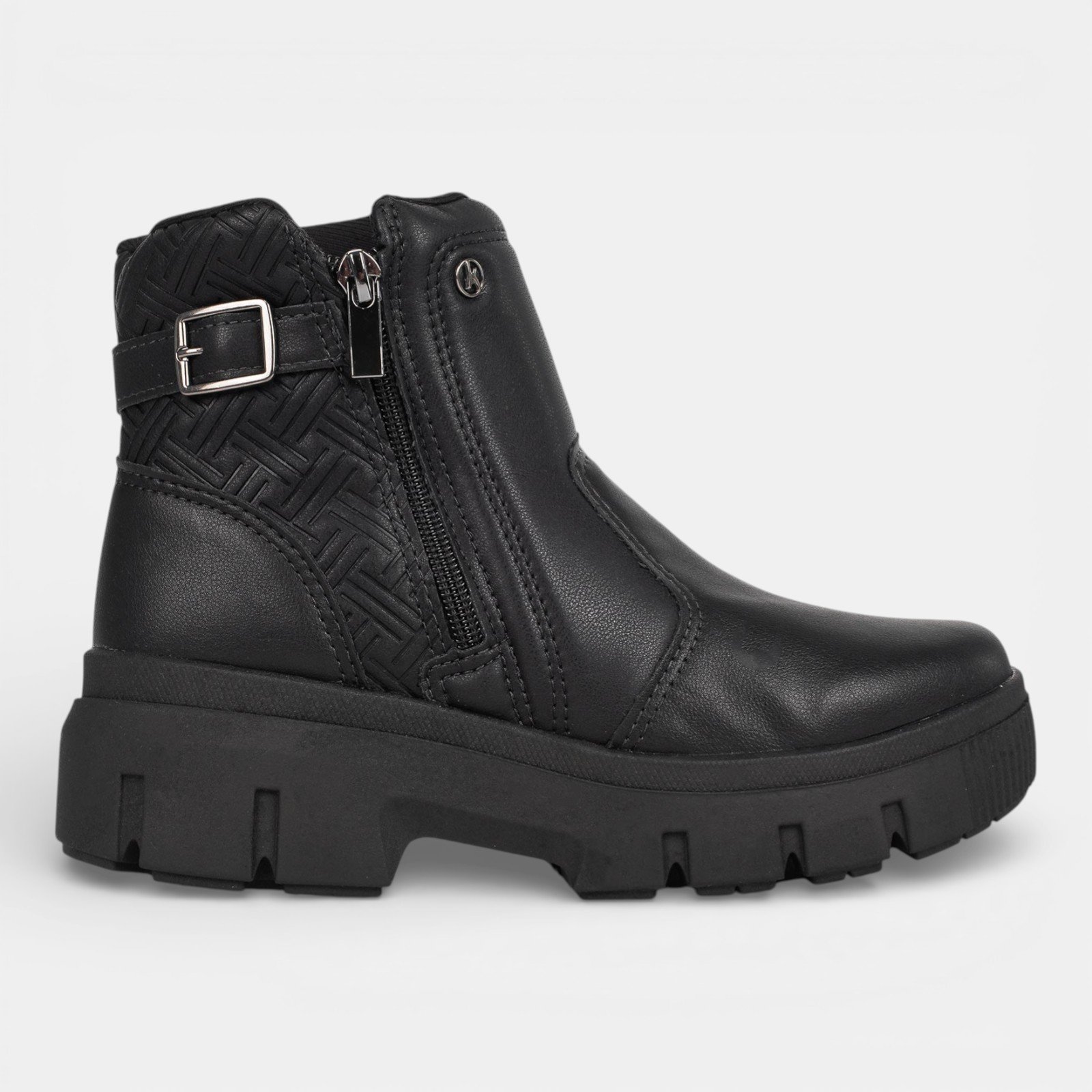 Bota Kolosh Feminina Tratorada Preta