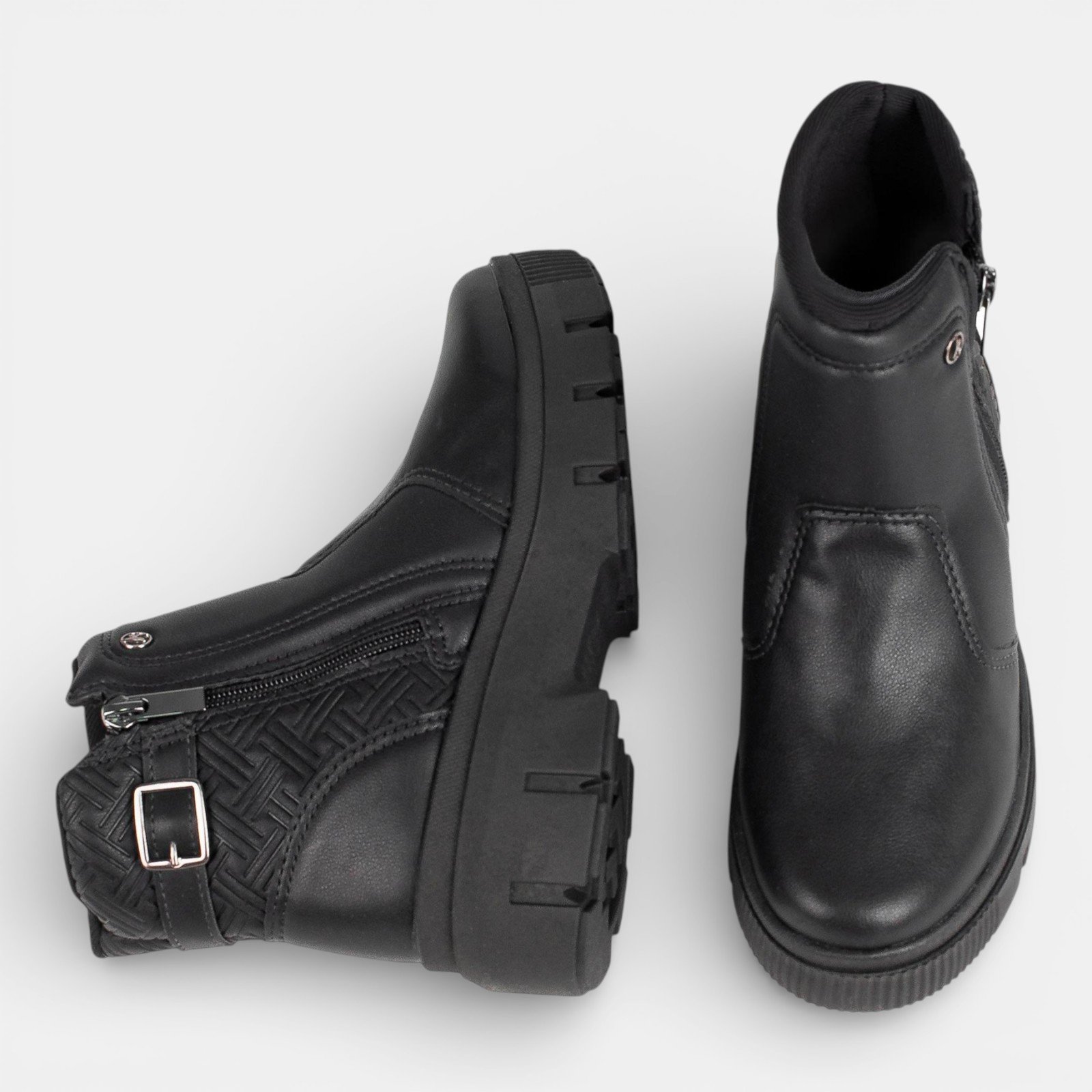 Bota Kolosh Feminina Tratorada Preta Preto 2