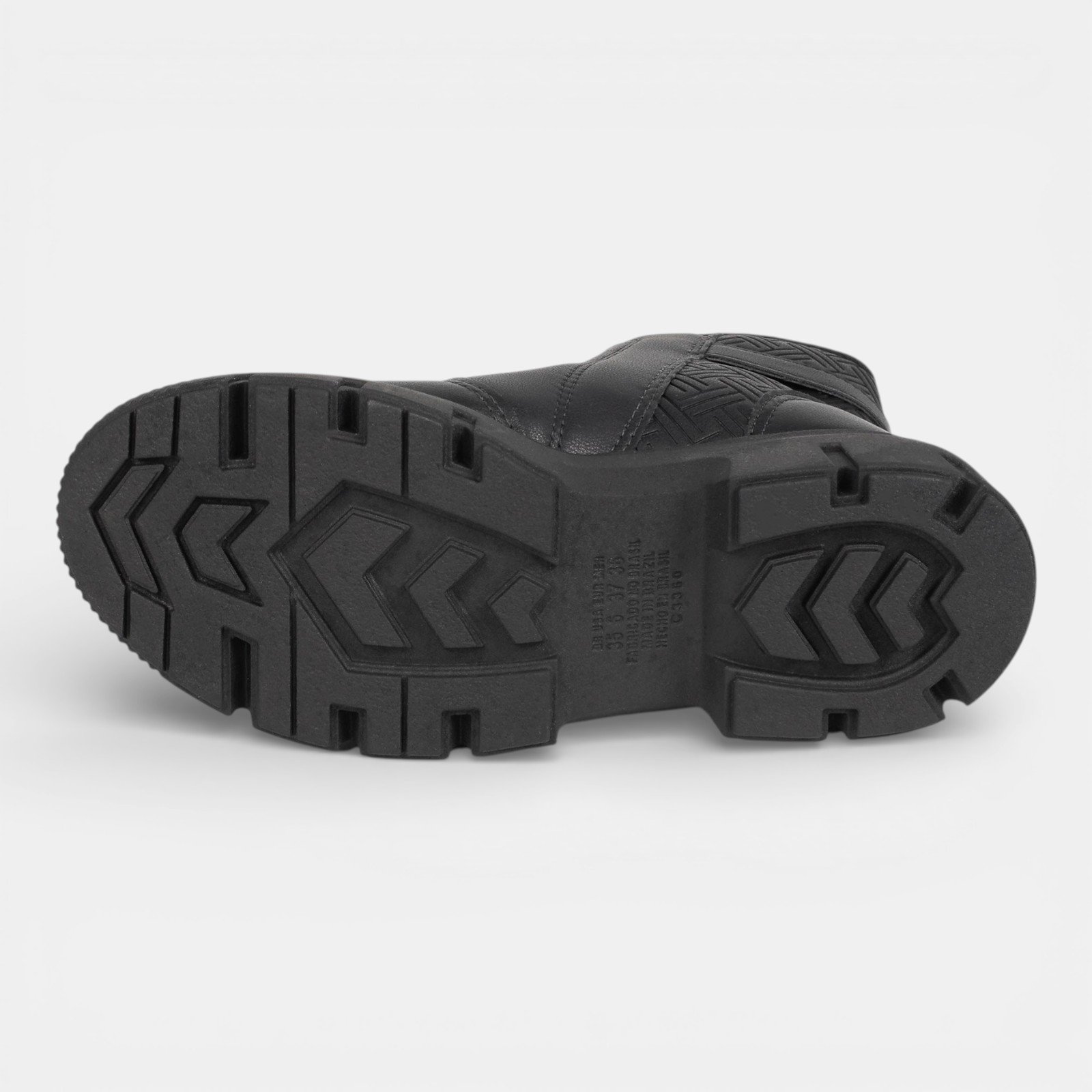 Bota Kolosh Feminina Tratorada Preta Preto 5