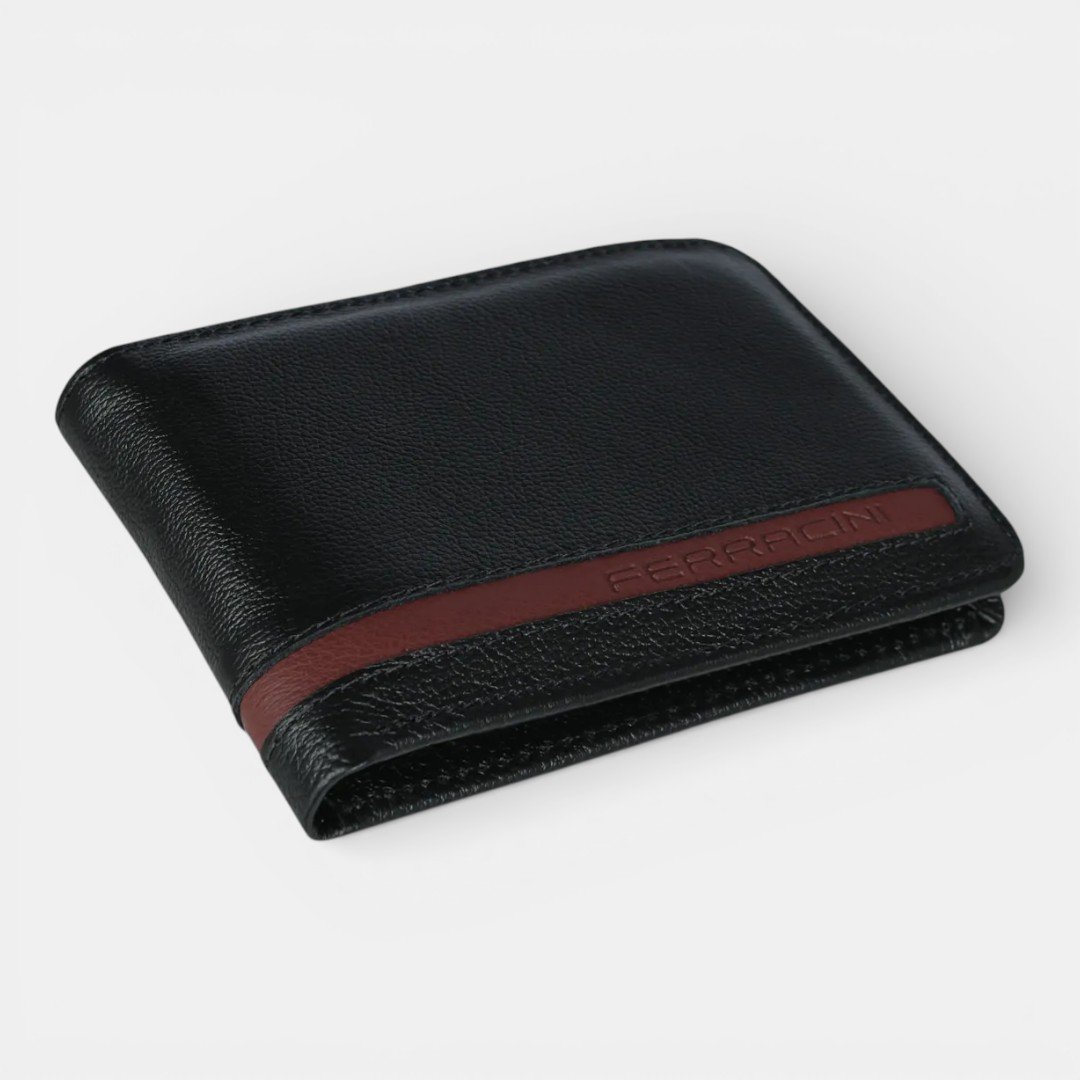 Carteira Ferracini Masculina Couro Preta