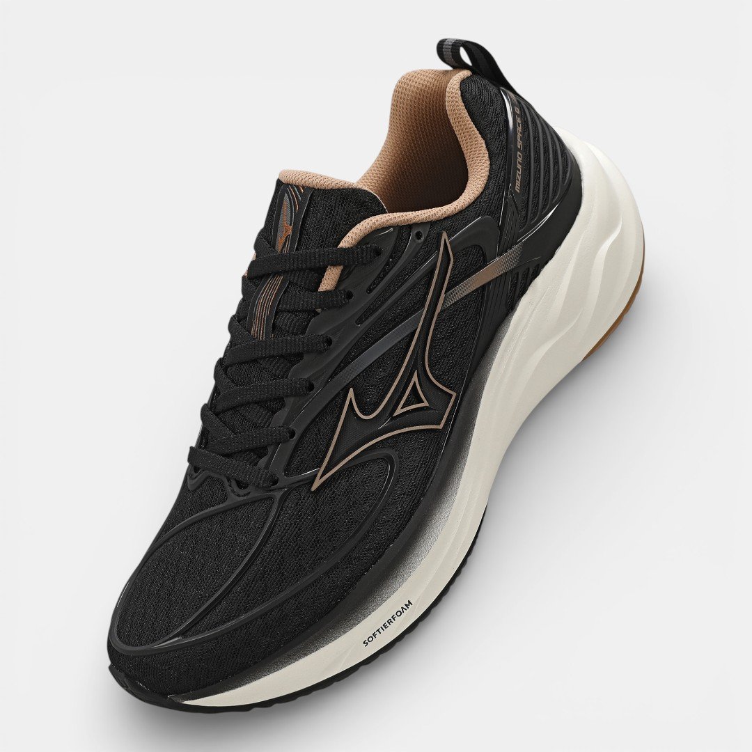 Tênis De Corrida Mizuno Space 6 Preto Preto 2