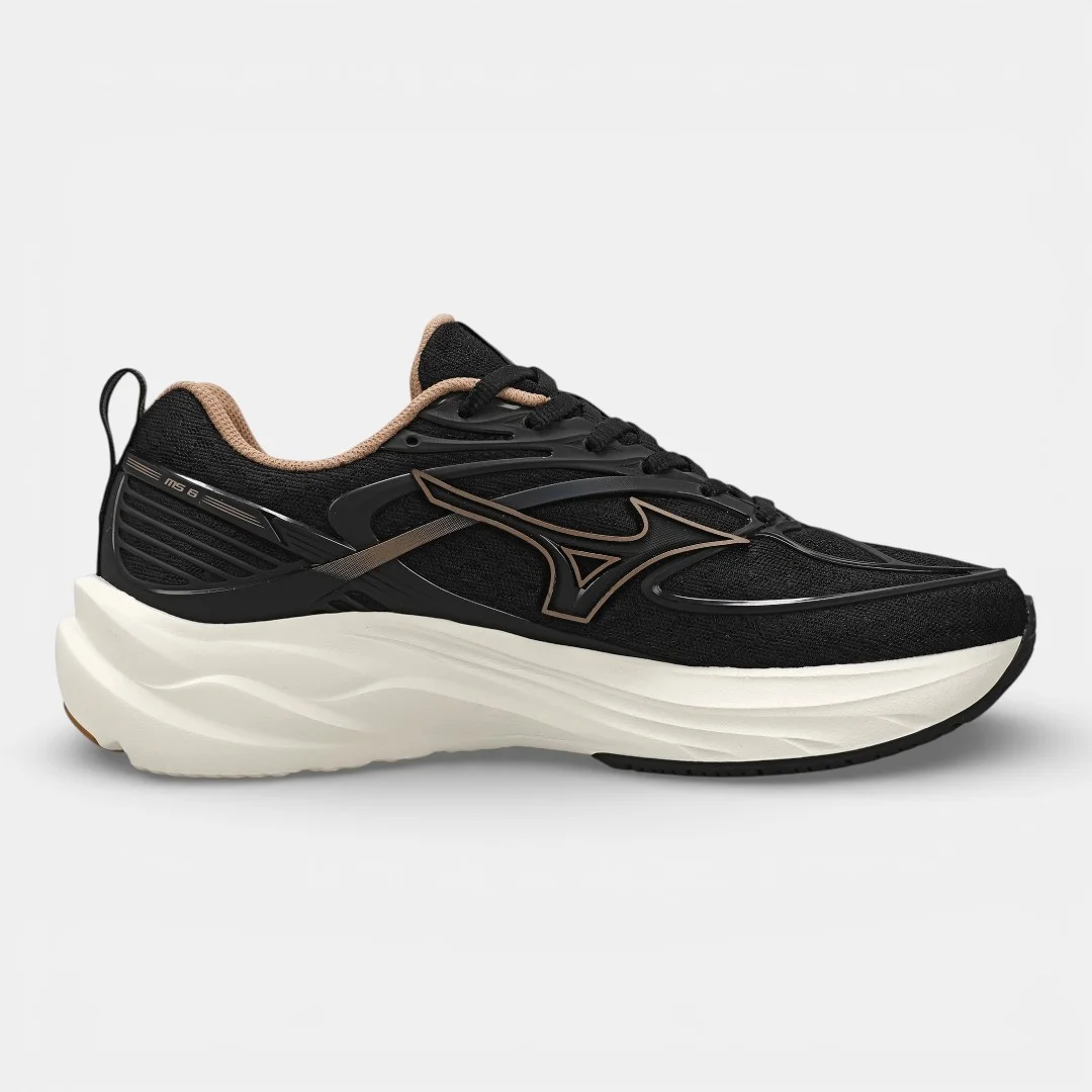 Tênis De Corrida Mizuno Space 6 Preto Preto 4