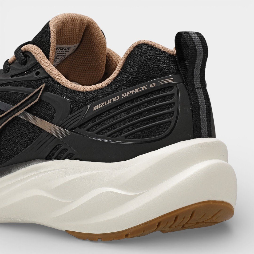 Tênis De Corrida Mizuno Space 6 Preto Preto 8