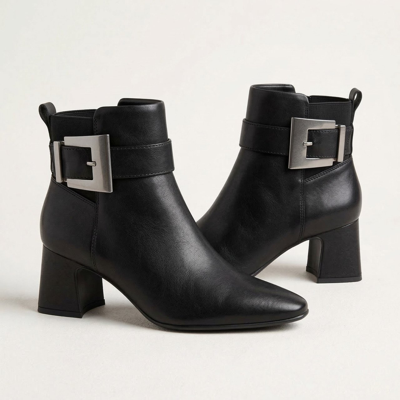 Bota Vizzano Cano Curto Preta Preto 3