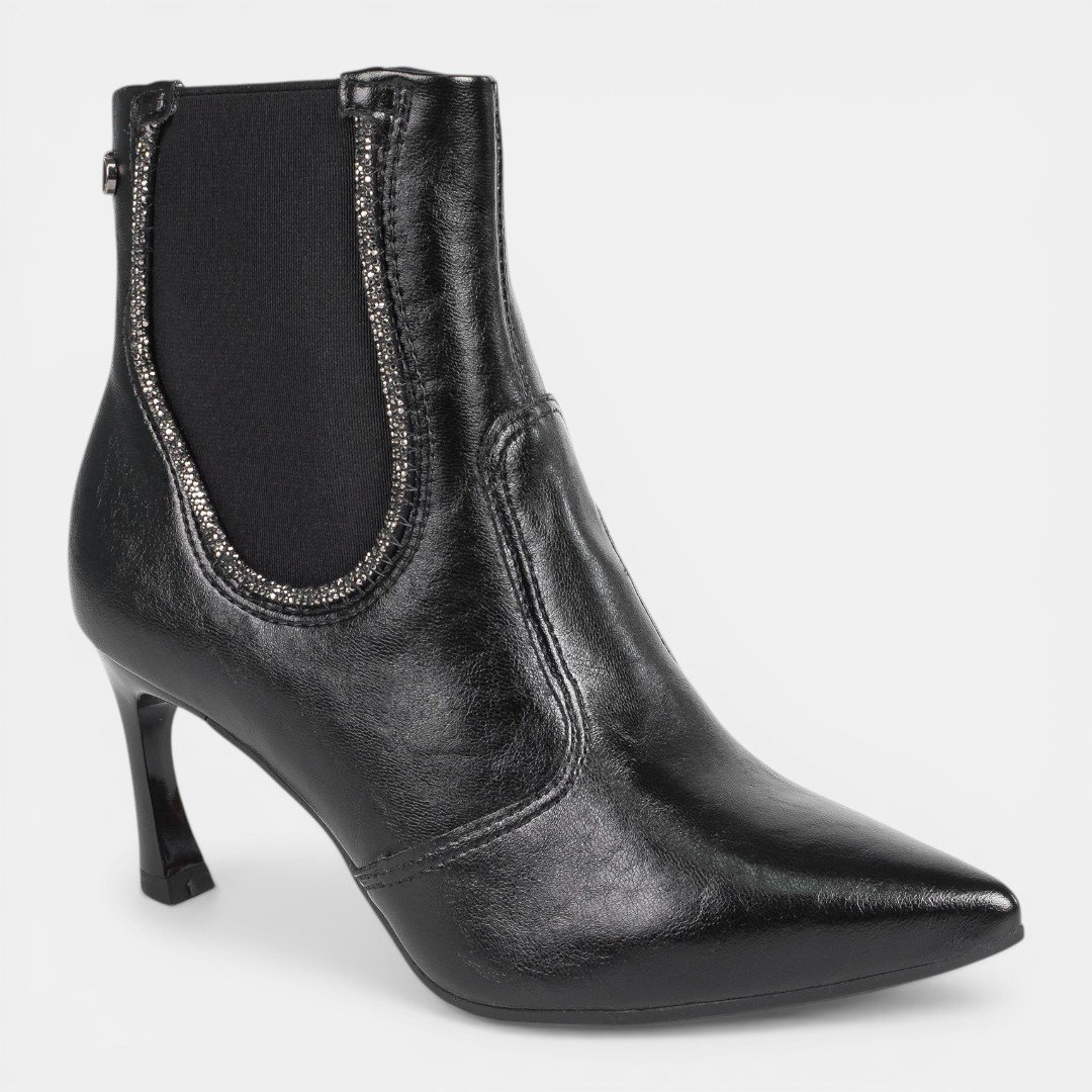 Bota Social Dakota Cano Curto Preta Preto 2