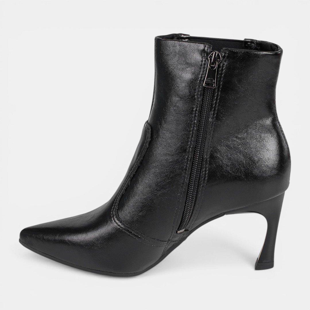 Bota Social Dakota Cano Curto Preta Preto 4