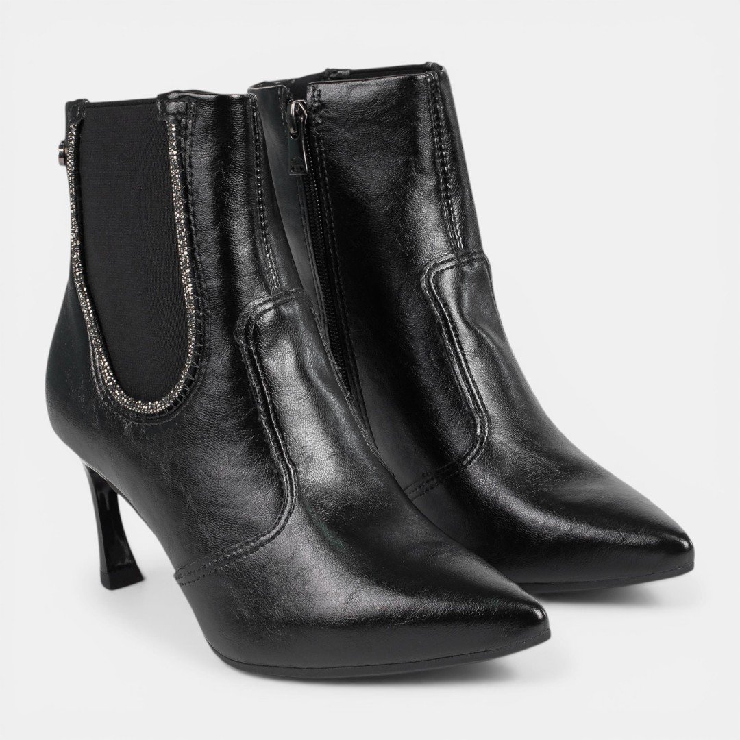 Bota Social Dakota Cano Curto Preta Preto 6