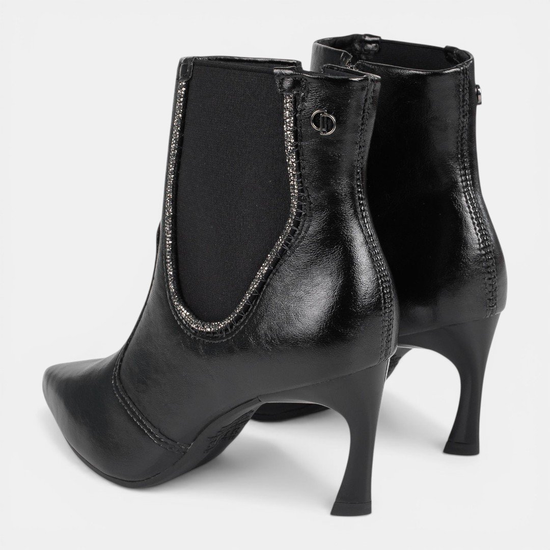 Bota Social Dakota Cano Curto Preta Preto 7