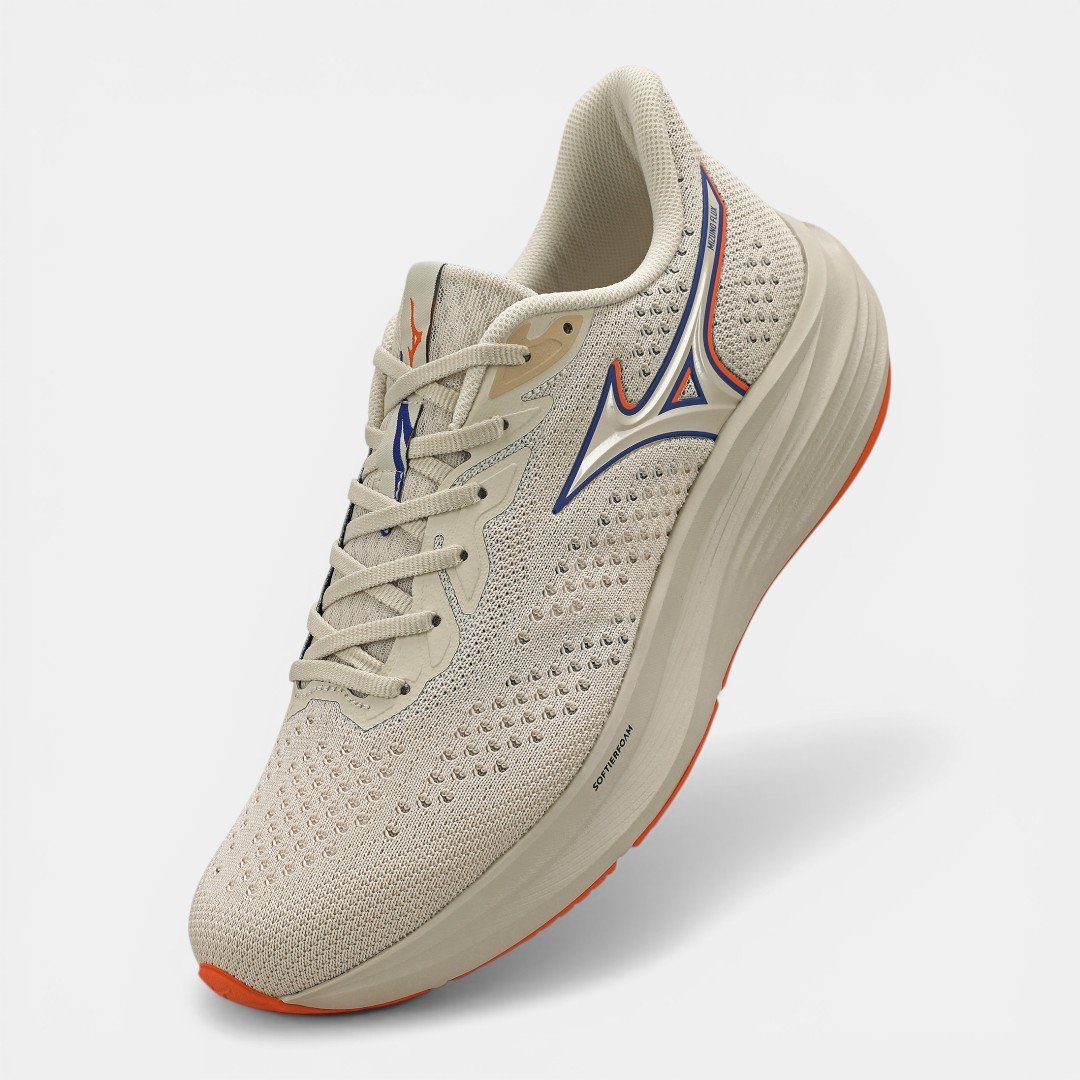 Tênis De Corrida Mizuno Lively Bege Bege 2