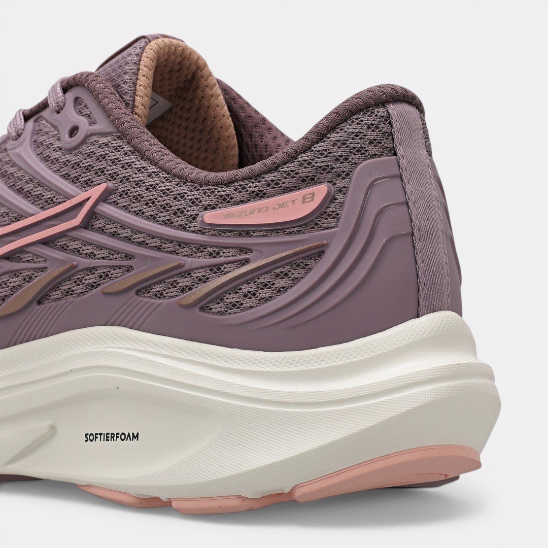 Tênis De Corrida Feminino Mizuno Jet 8 Lavanda Lavanda 8