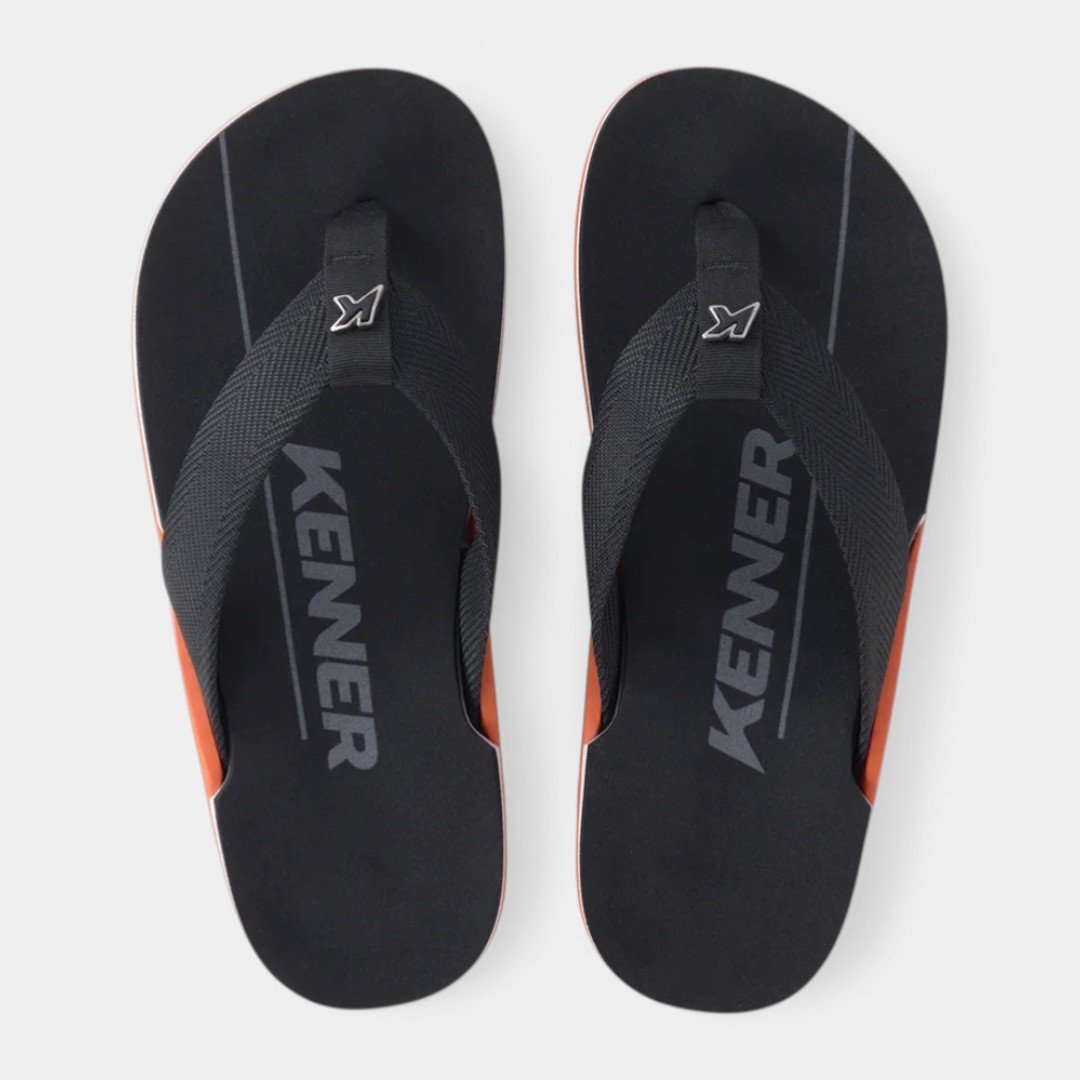 Chinelo Kenner NK6 Pro Preto/Laranja Preto/Laranja 3