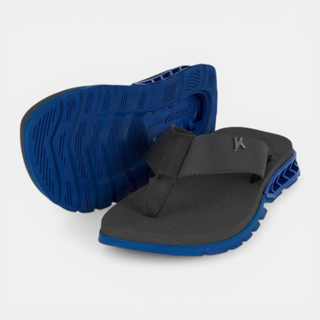 Sandália Kenner Rakka Preto/Azul Preto/Azul 2
