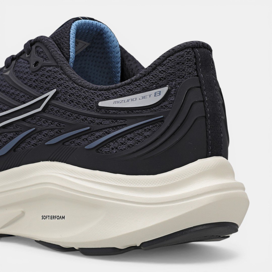 Tênis de Corrida Masculino Mizuno Jet 8 Azul Marinho Azul Marinho 8