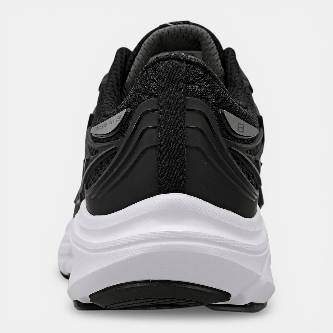 Tênis de Corrida Masculino Mizuno Jet 8 Preto com Prata Preto 6