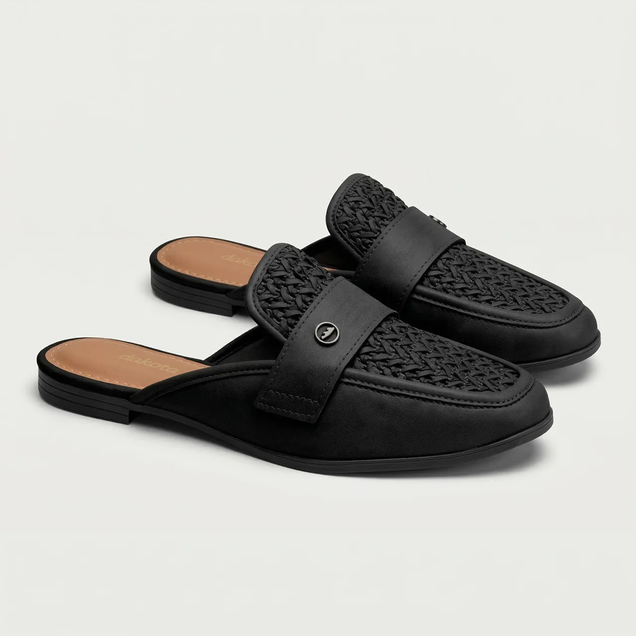 Mule Dakota Feminino Preto Preto 3