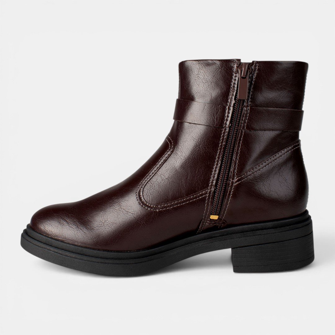 Bota Dakota Cano Curto Marrom Escuro Marrom 4