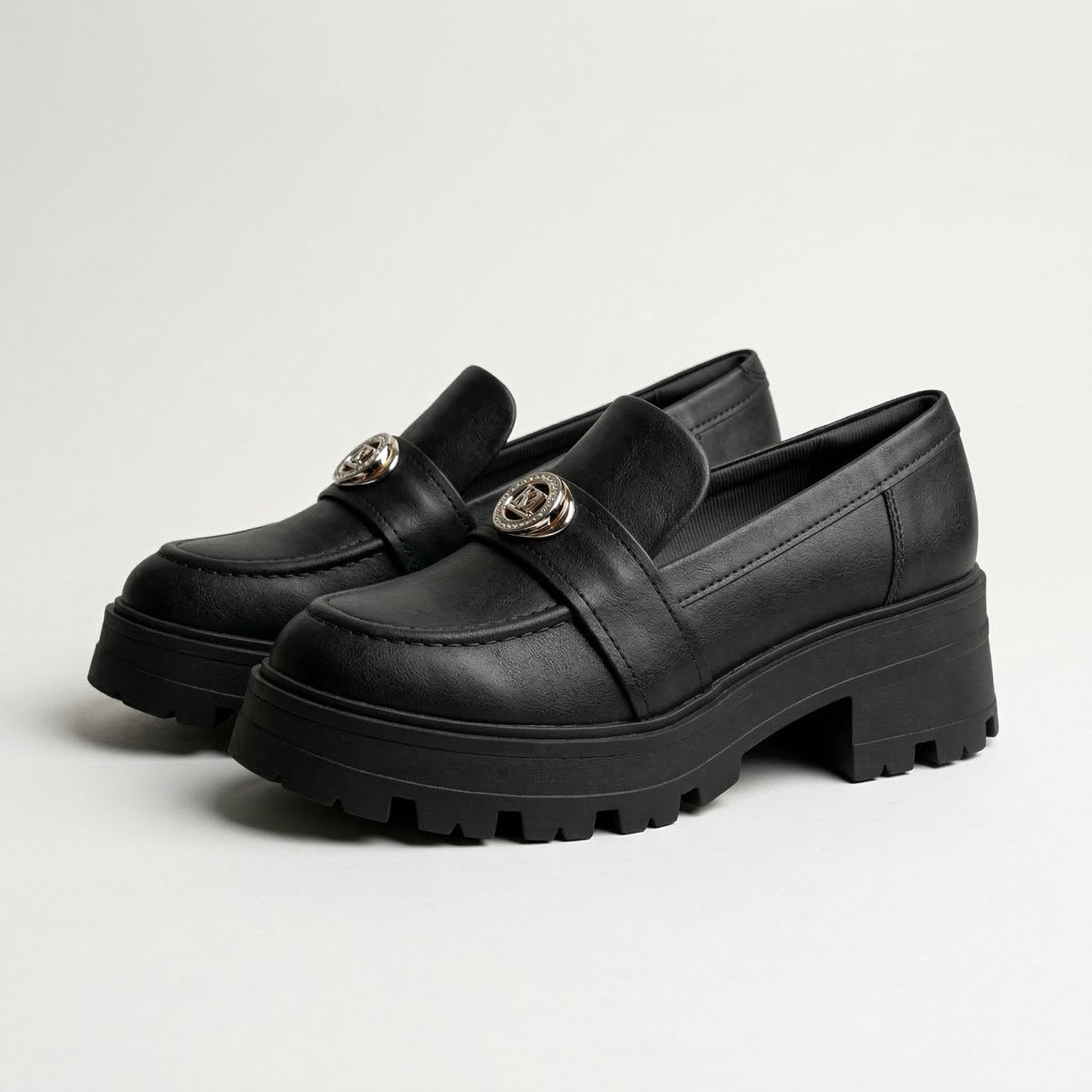 Sapato Loafer Plataforma Dakota Preto Preto 3