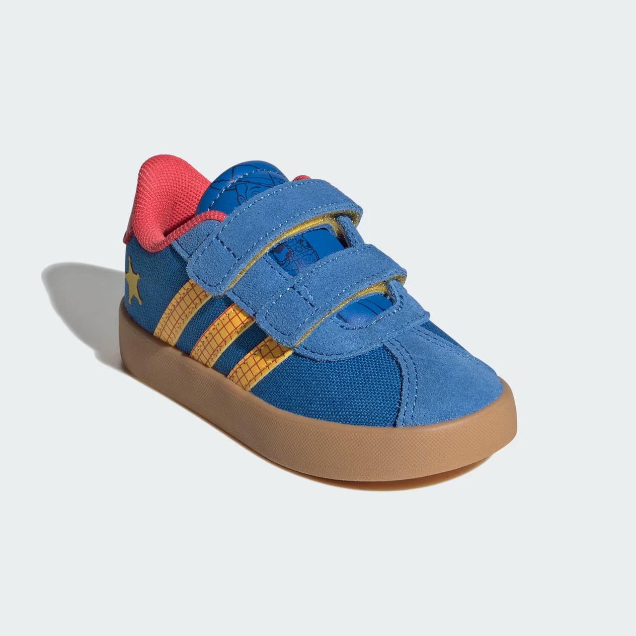Tênis Adidas Pixar Toy Story Woody VL Court 3.0 Infantil Azul Azul 2