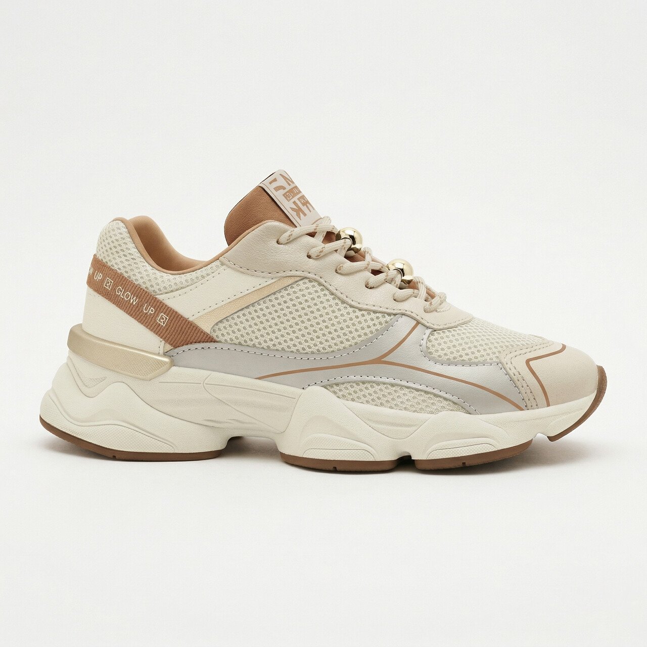 Tênis Ramarim Casual Feminino Bege