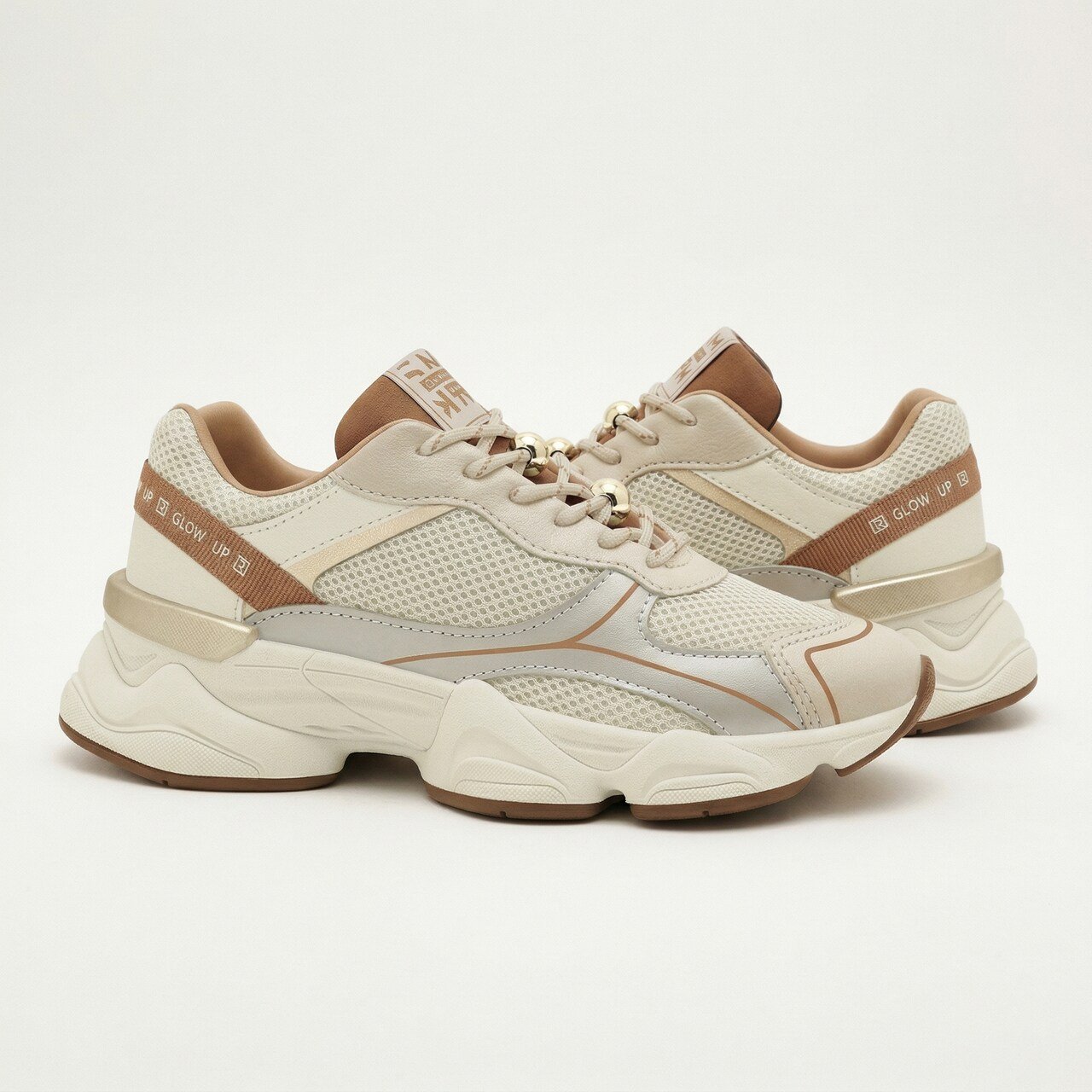 Tênis Ramarim Casual Feminino Bege Bege 3