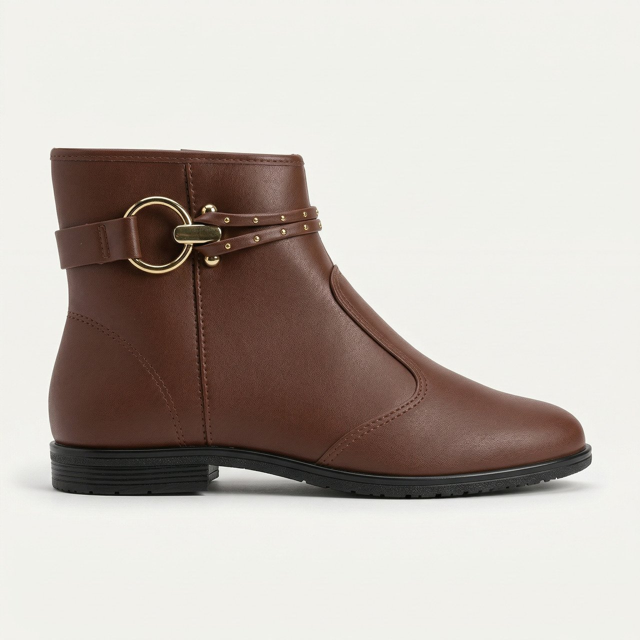 Bota Cano Curto Beira Rio Marrom