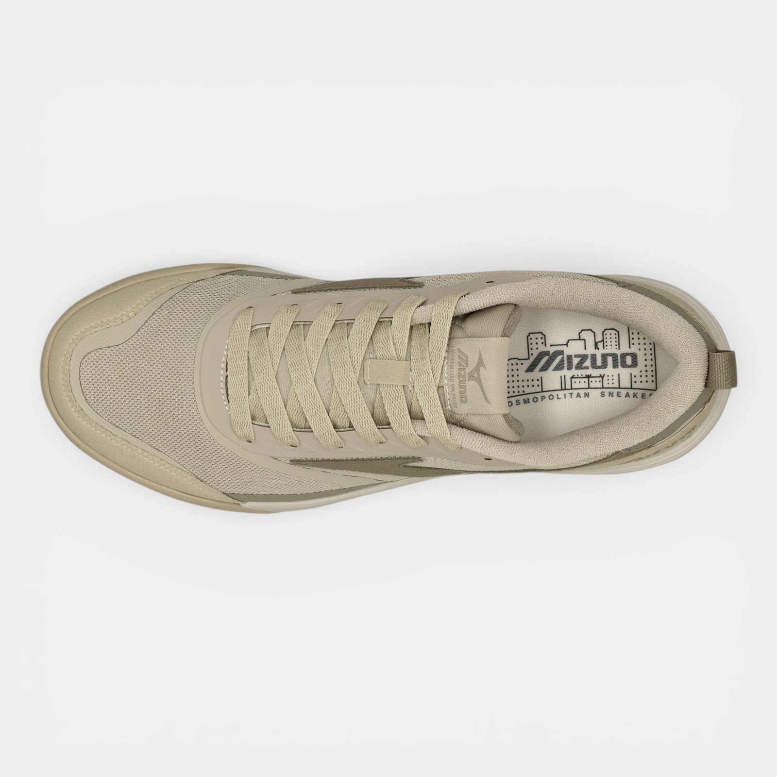 Tênis Casual Mizuno Edo Cross Marfim Verde 5