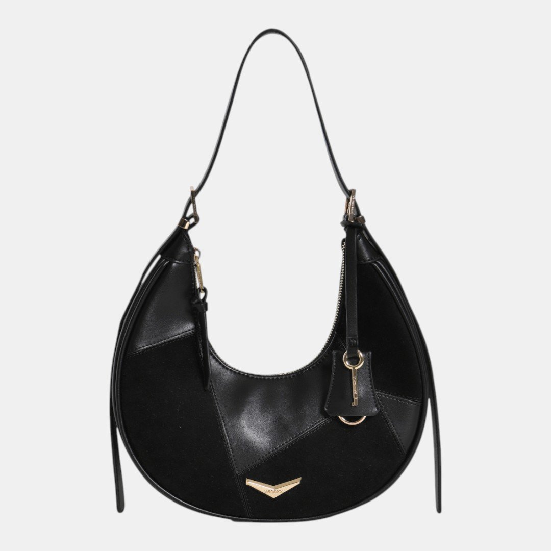 Bolsa Shoulder Via Marte Média Preta