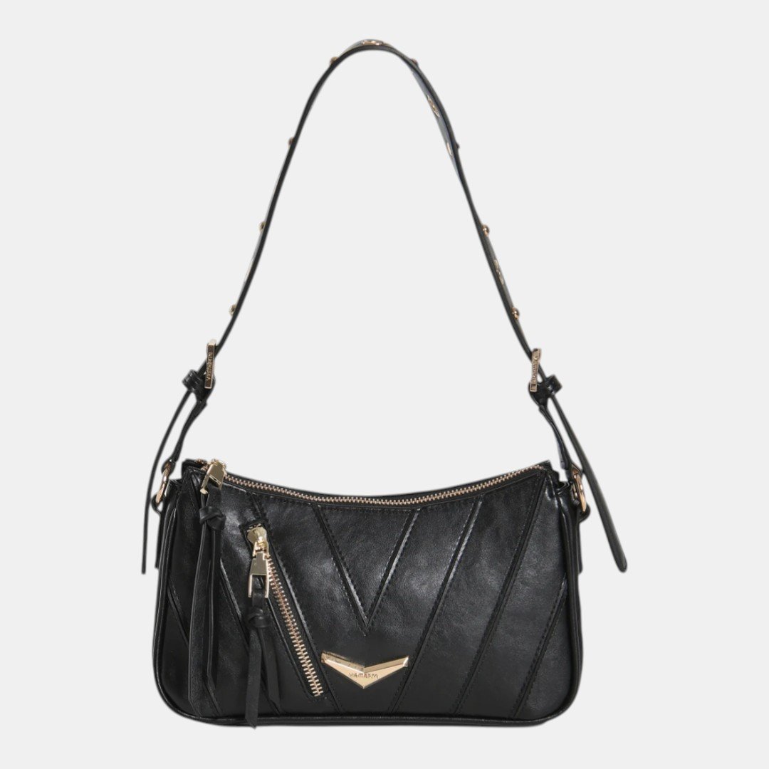 Bolsa Shoulder Via Marte Pequena Preta