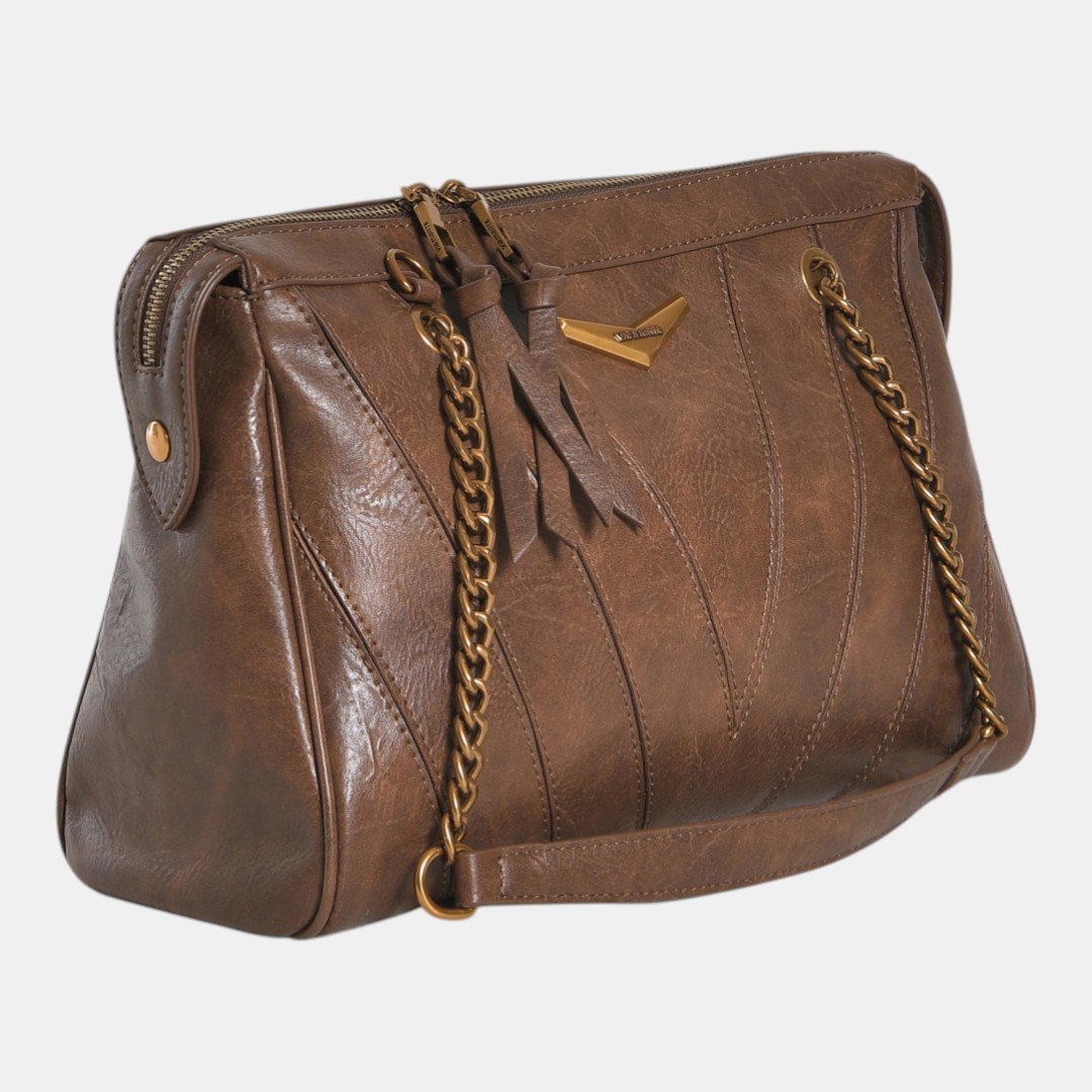 Bolsa Shoulder Via Marte Marrom Marrom 2