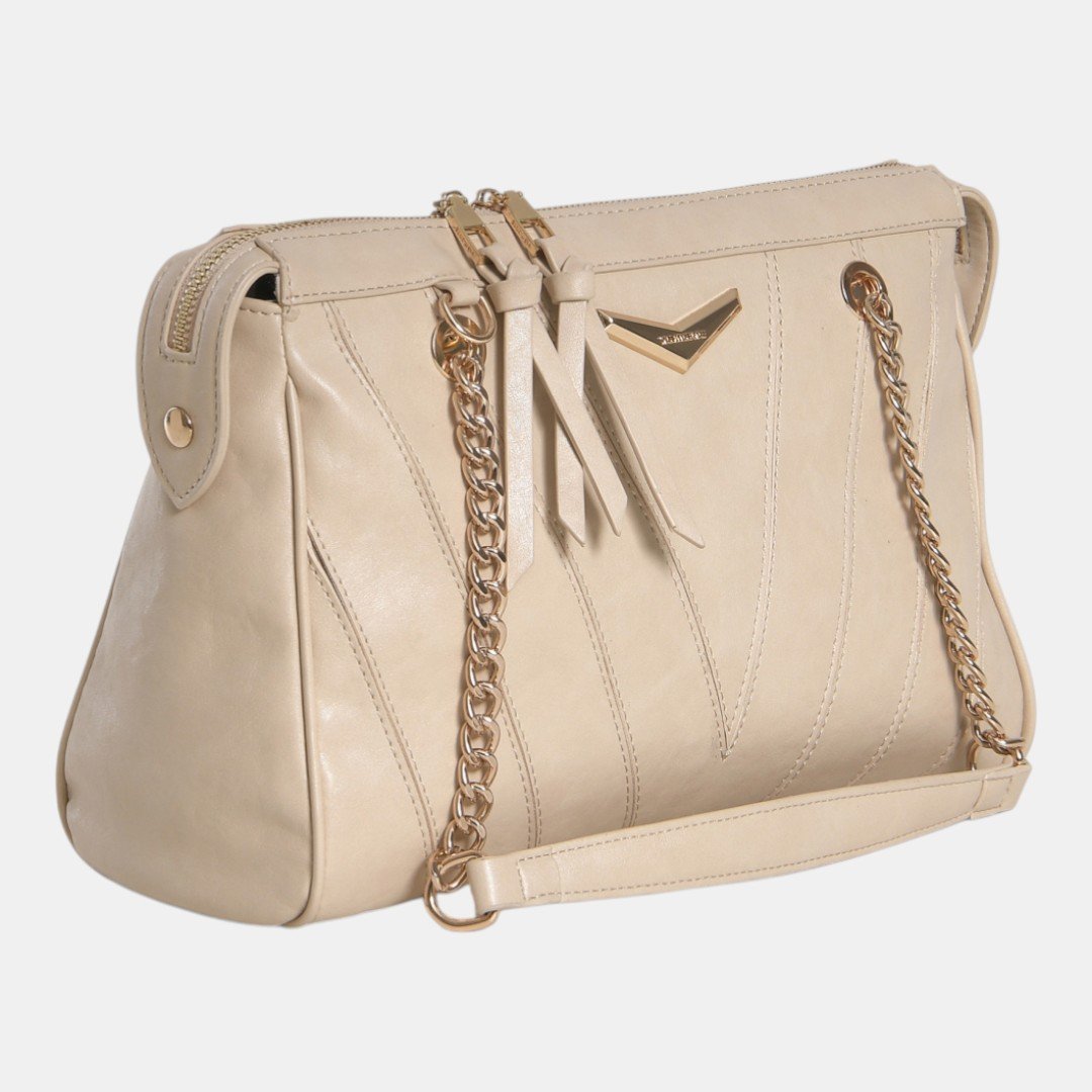 Bolsa Shoulder Via Marte Bege Bege 2