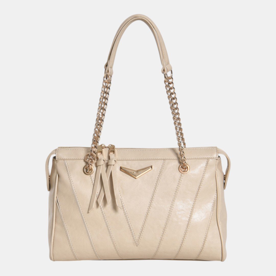 Bolsa Shoulder Via Marte Bege Bege 3