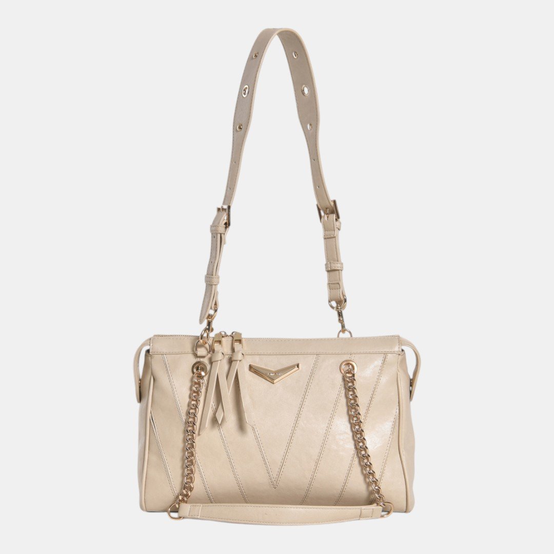 Bolsa Shoulder Via Marte Bege Bege 6