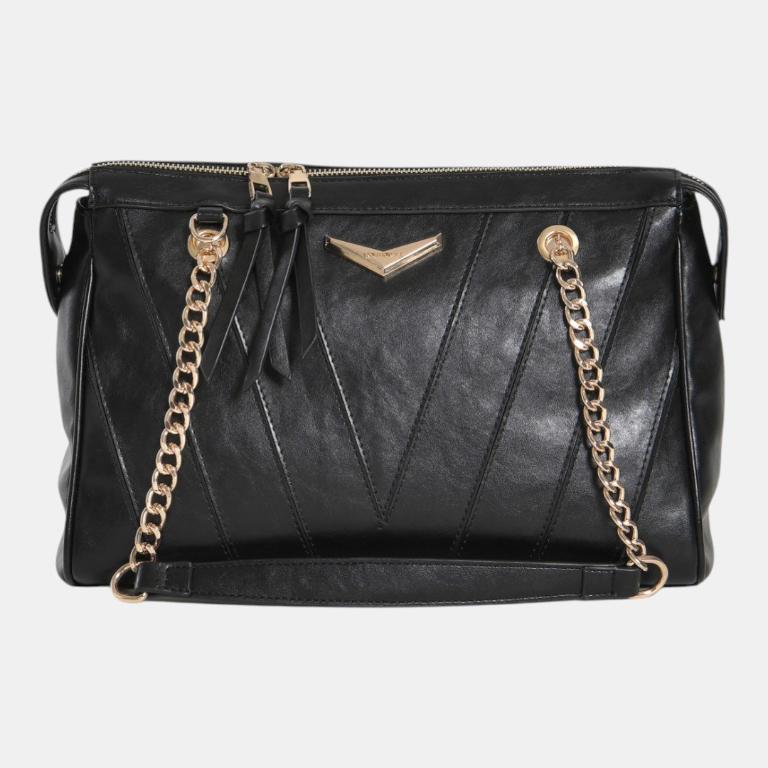 Bolsa Shoulder Via Marte Preta