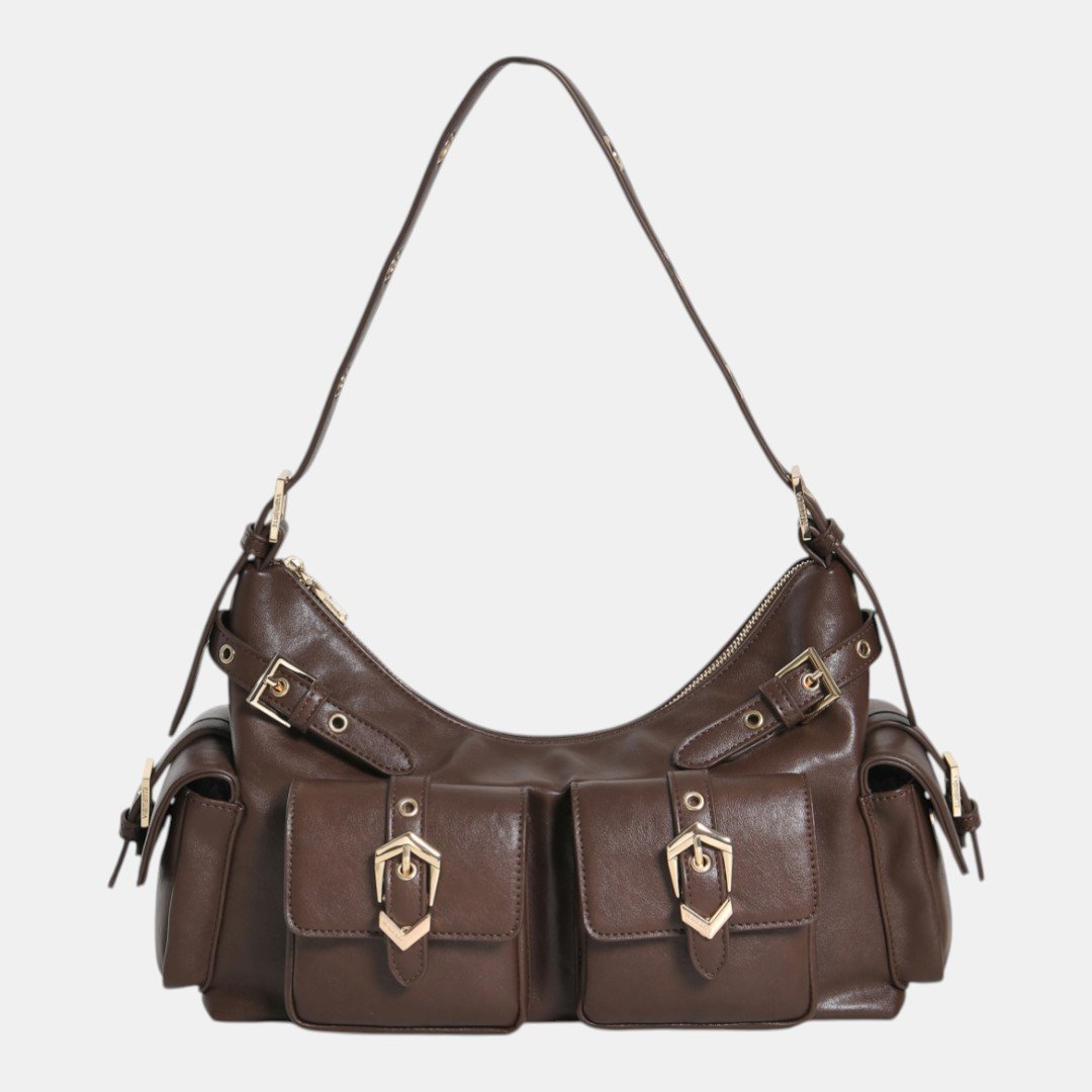 Bolsa Multipocket Via Marte Média Marrom