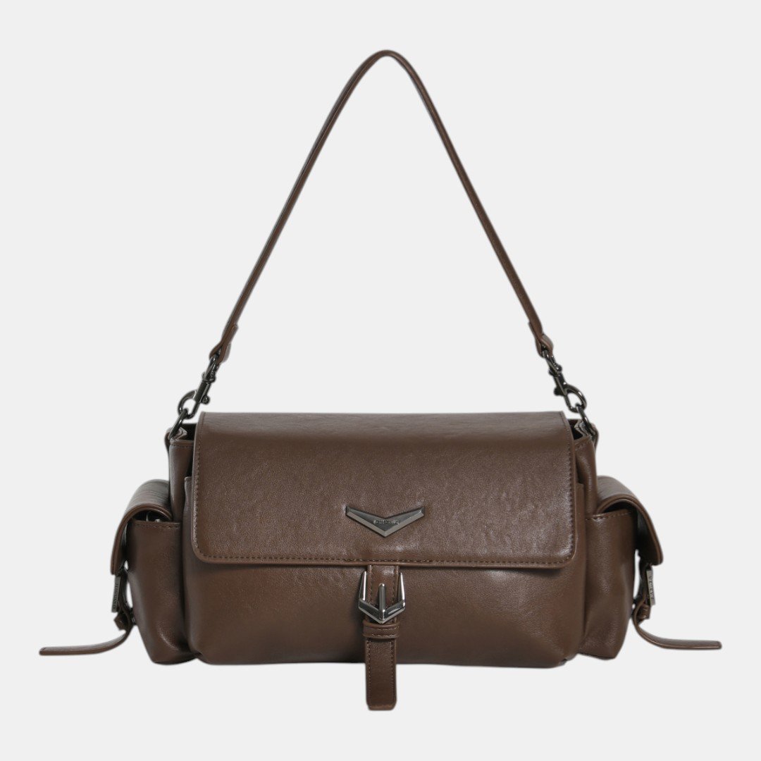Bolsa Multipocket Via Marte Média Marrom