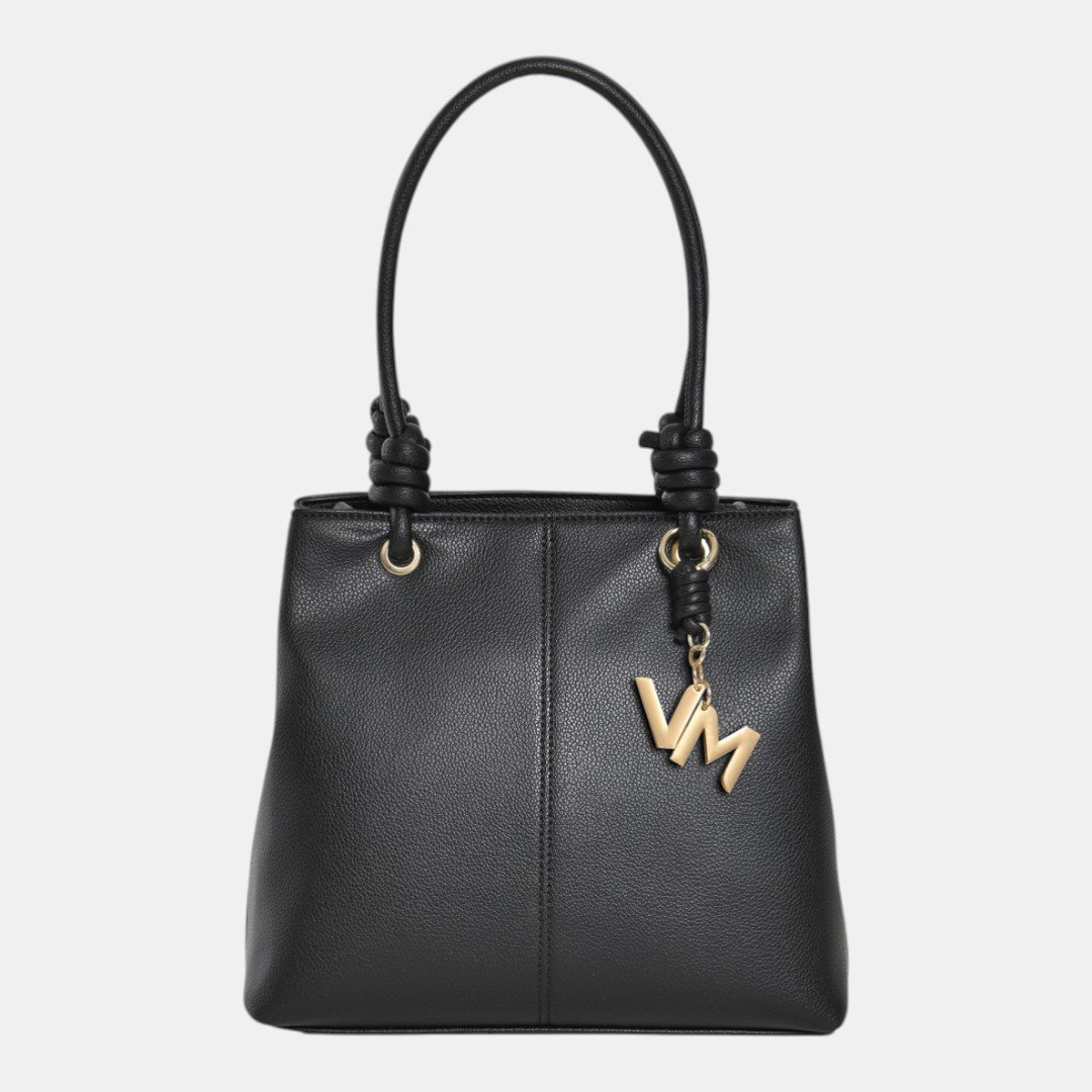 Bolsa Shoulder Via Marte Média Preta