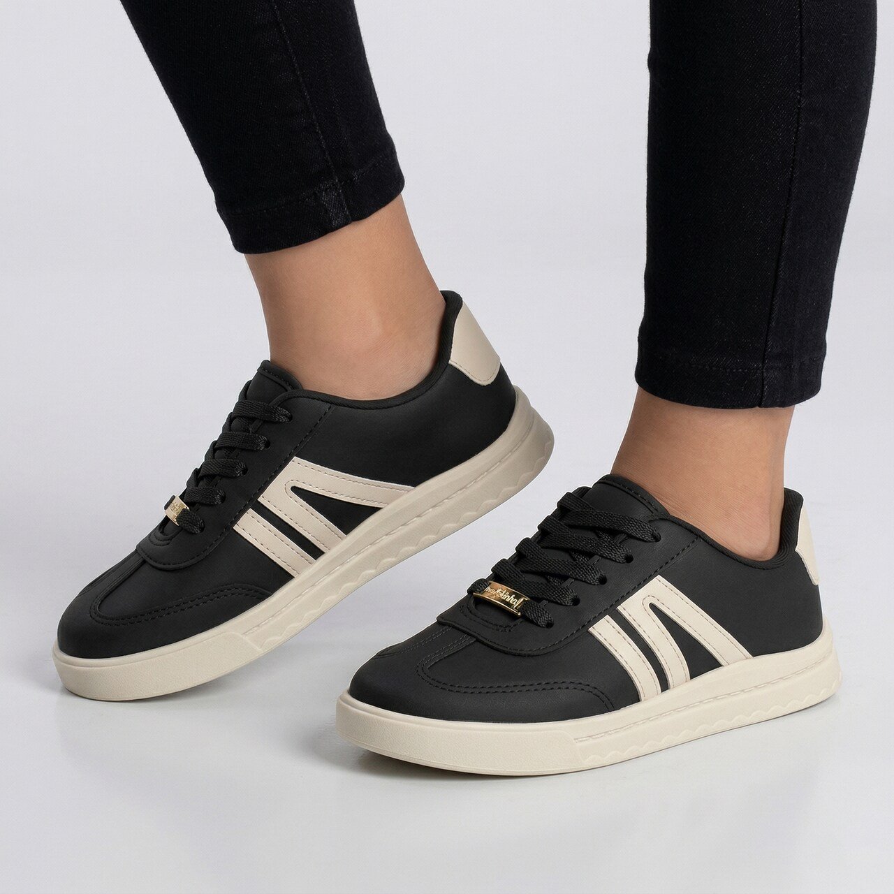 Tênis Molekinha Feminino Infantil Preto Preto 2