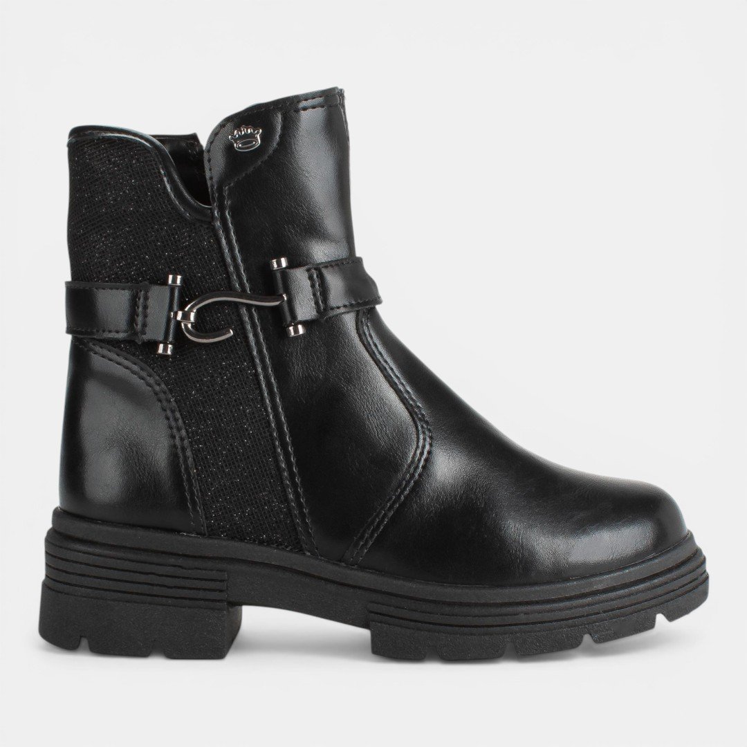 Bota Pink Cats Infantil Preta