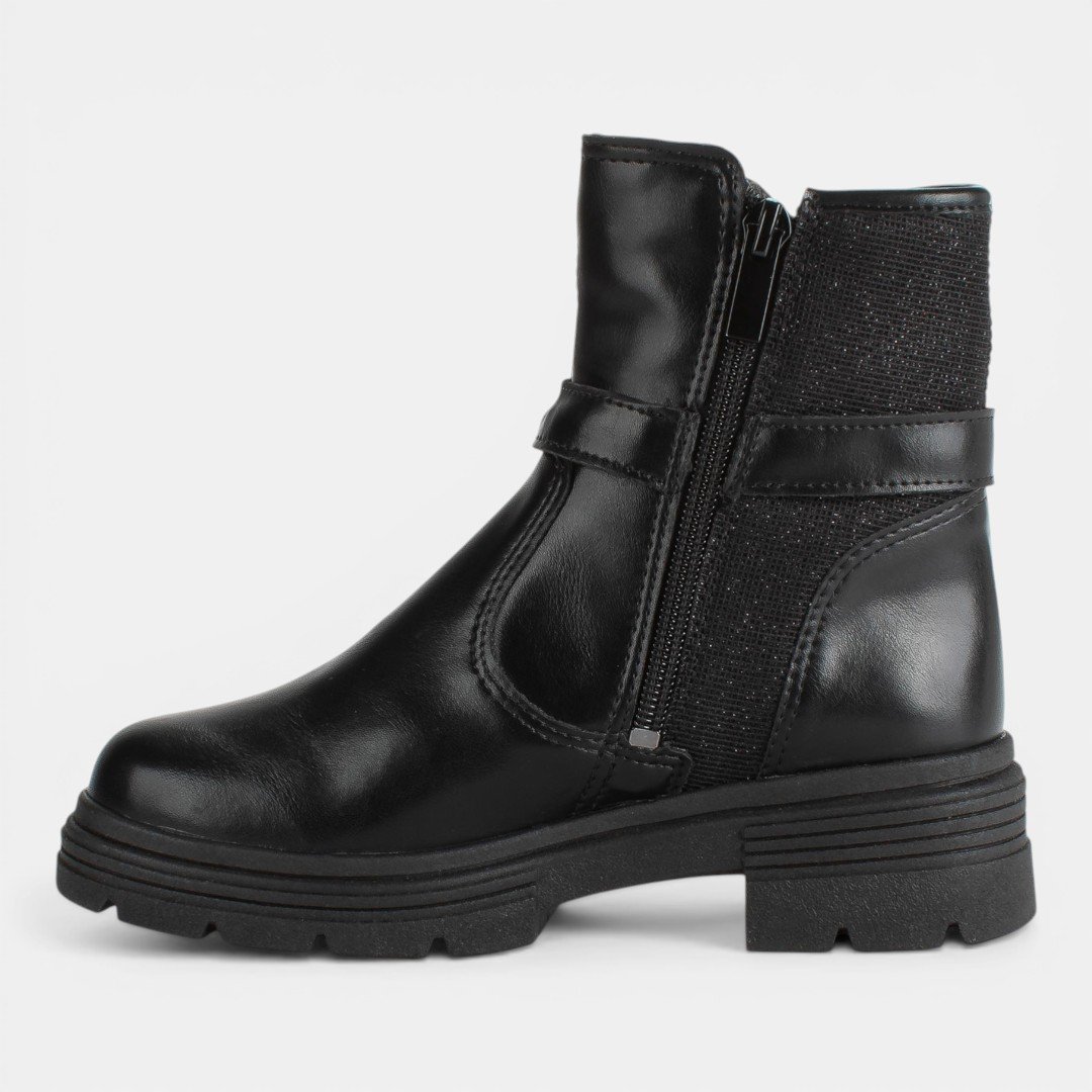 Bota Pink Cats Infantil Preta Preto 5
