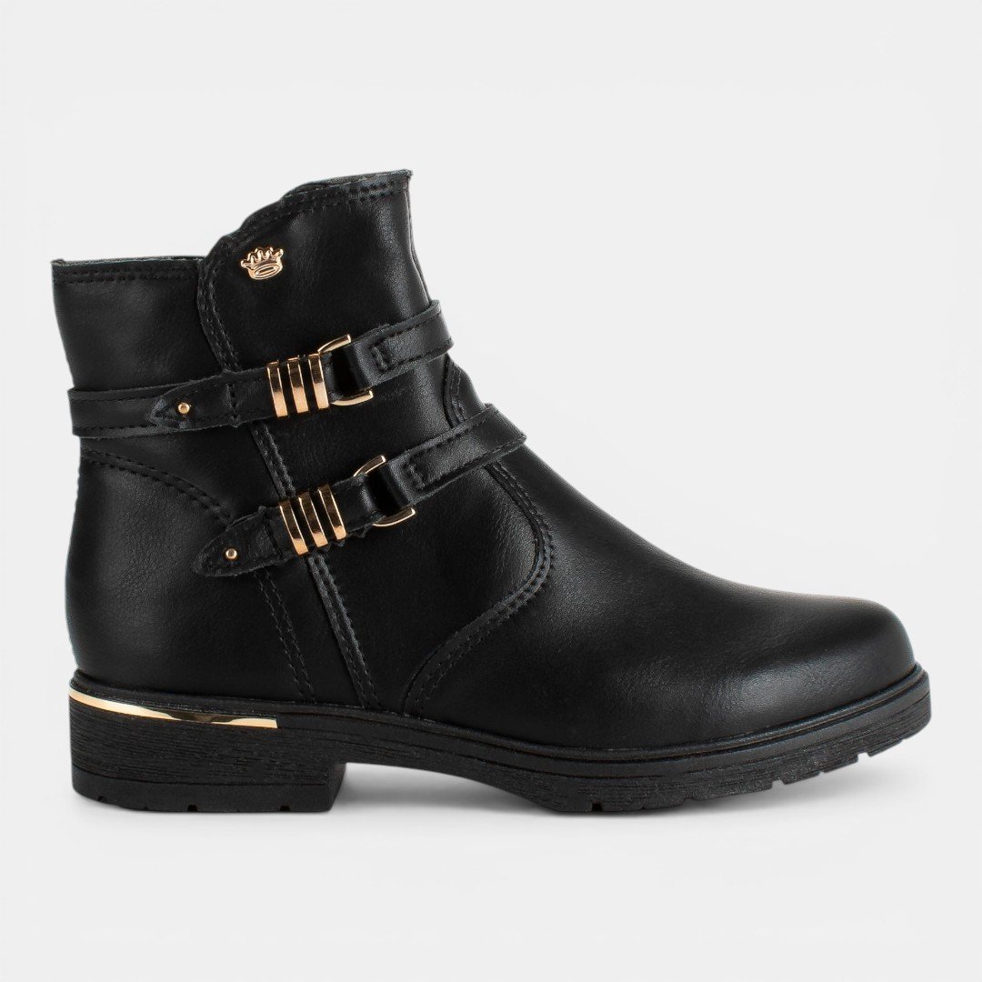 Bota Pink Cats Infantil Preta
