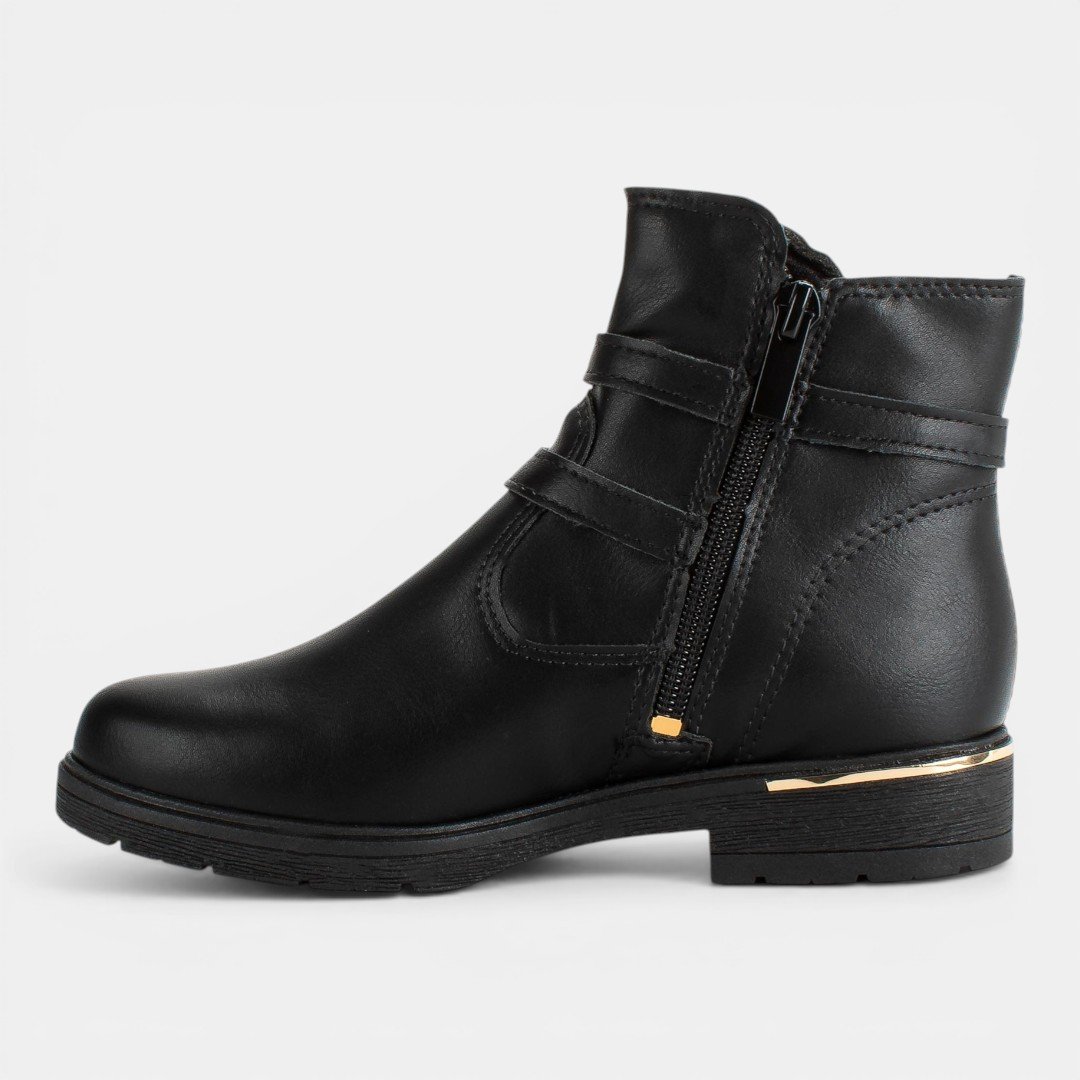 Bota Pink Cats Infantil Preta Preto 3