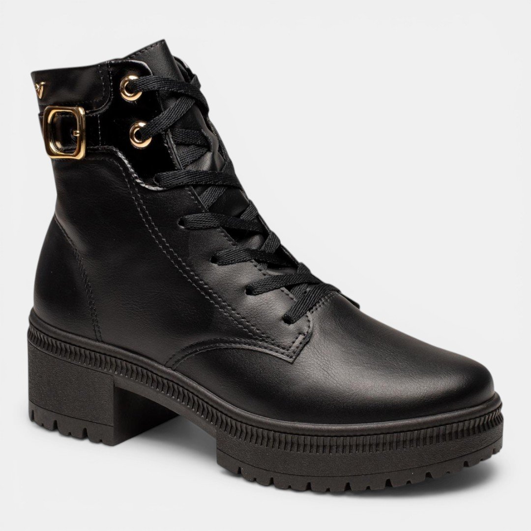 Bota Coturno Mississipi Preta Preto 2