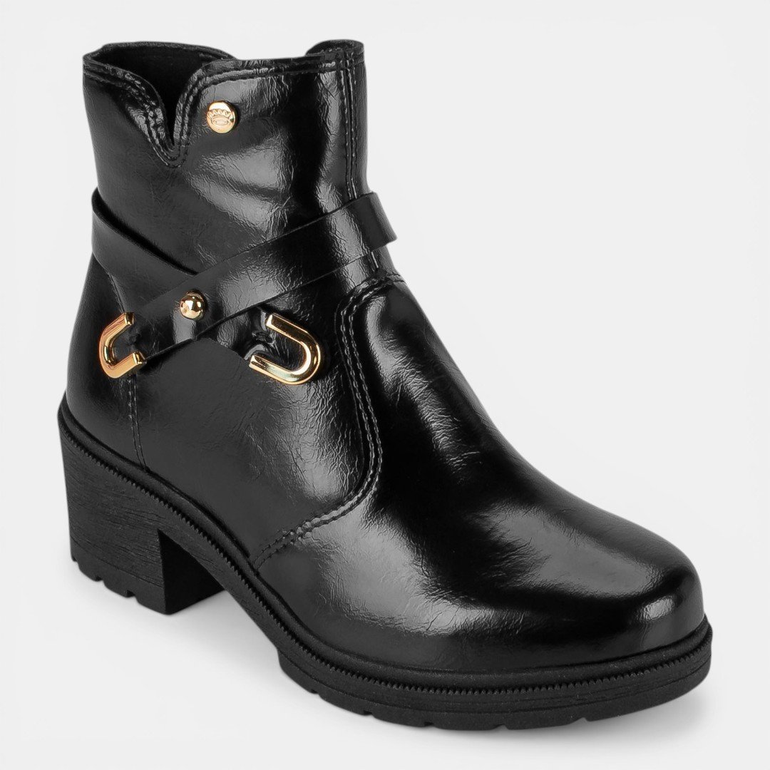 Bota Chelsea Pink Cats Infantil Preta Preto 2