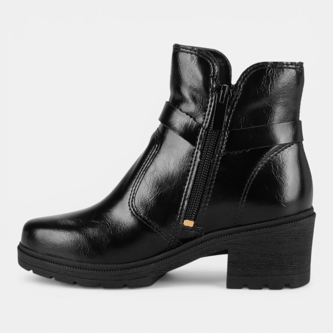 Bota Chelsea Pink Cats Infantil Preta Preto 3