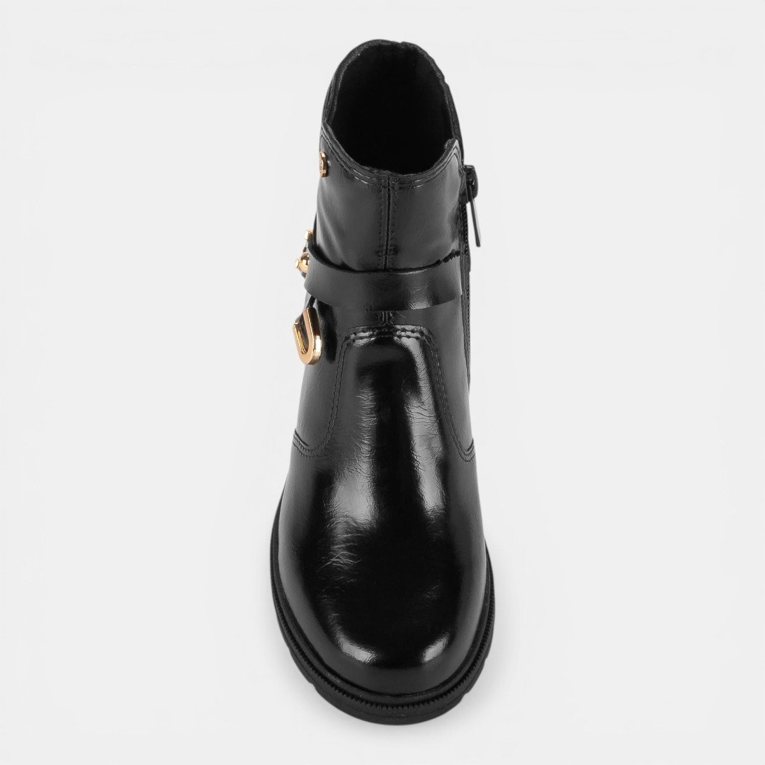 Bota Chelsea Pink Cats Infantil Preta Preto 5