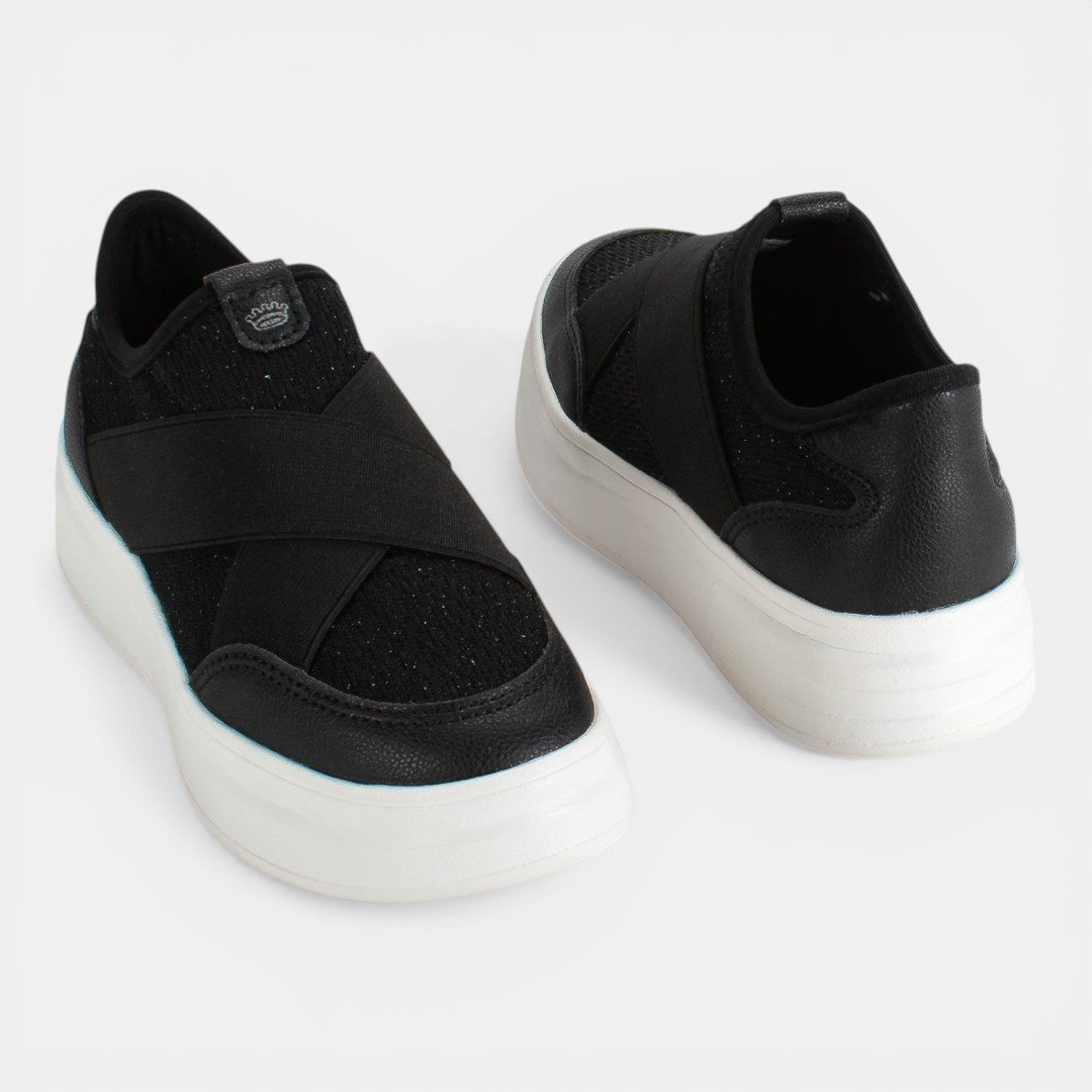 Tênis Slip On Pink Cats Infantil Preto Preto 6