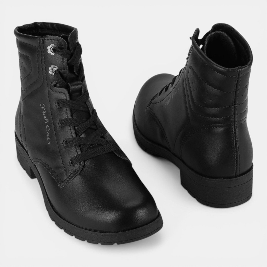 Coturno Pink Cats Infantil Preto Preto 6