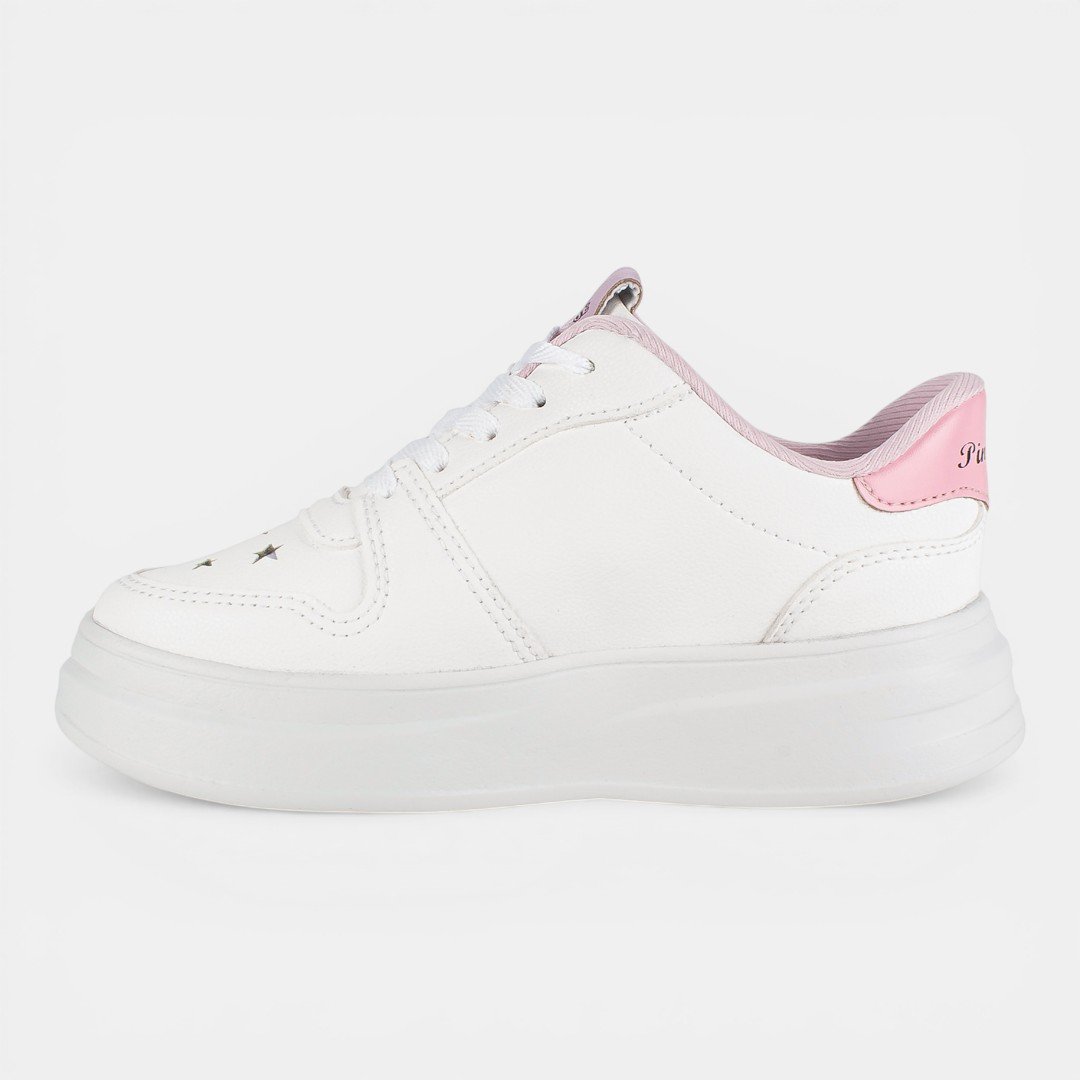 Tênis Pink Cats Infantil Branco Branco 3